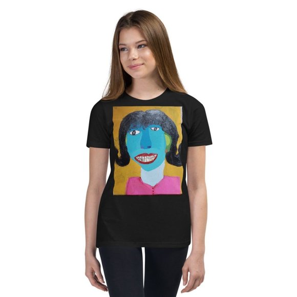 Smile! Youth Short Sleeve T-Shirt - Picture 1 of 2